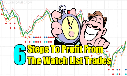 6 steps to profit from the watch list trades