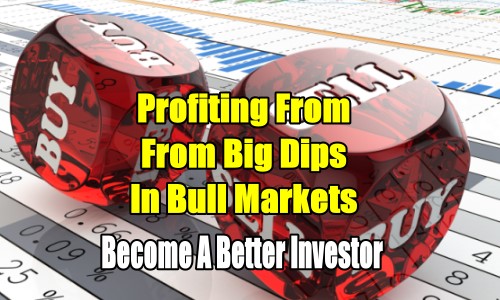 Profiting From Big Dips In Bull Markets – Become A Better Investor