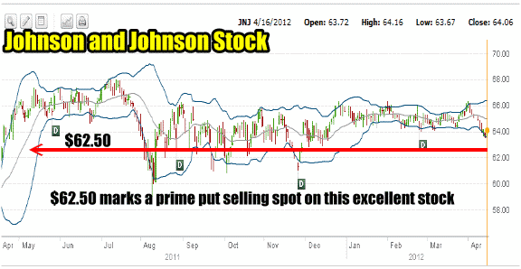 Johnson and Johnson Stock 1 year chart