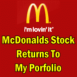 MCD STOCK – McDonalds Stock Returns To My Portfolio