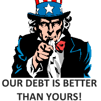 USA Debt VS World Debt – Ludicrous Arguments