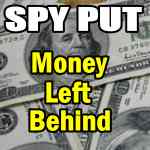 SPY PUT Trade - Money Left Behind