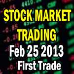 Stock Market Trading In DXD for Feb 25 2013 – What To Know