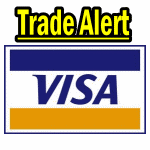 VISA Stock (V) Trade Alert Oct 31 2013 - Uptrend Over?